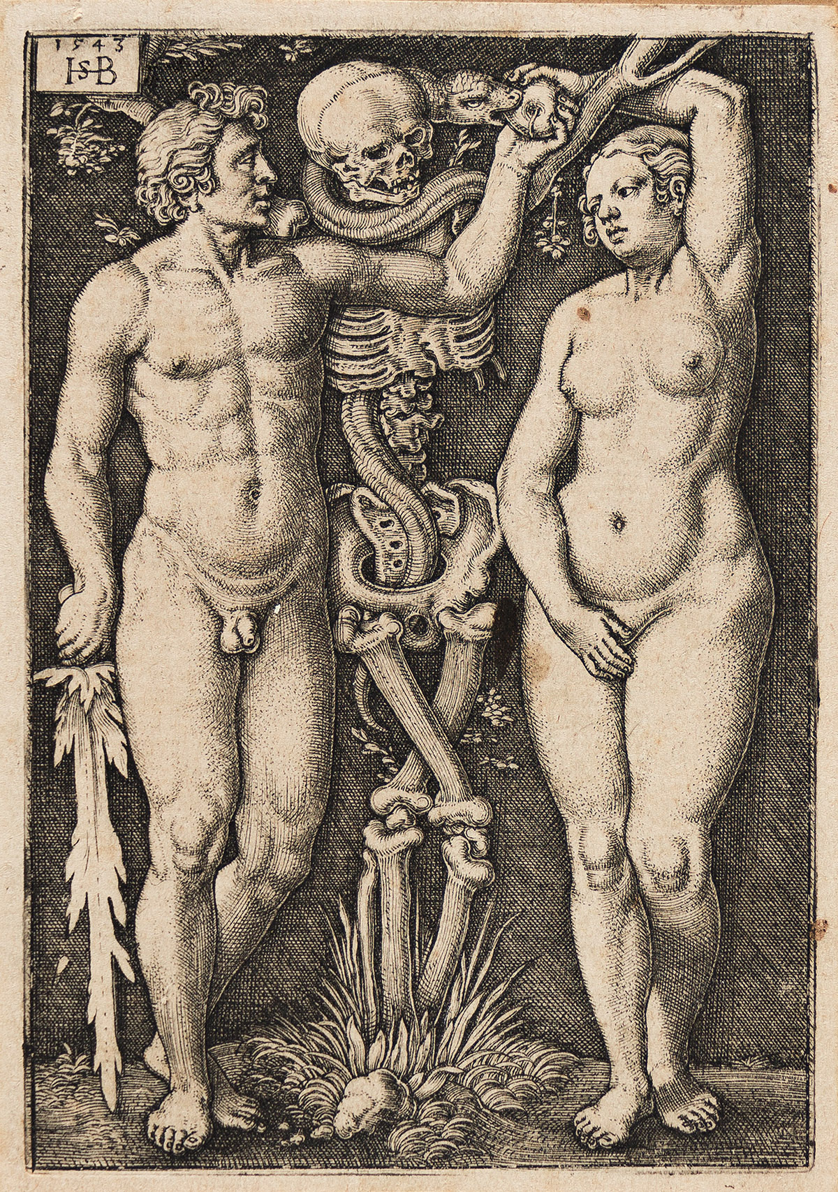 HANS SEBALD BEHAM Adam and Eve.